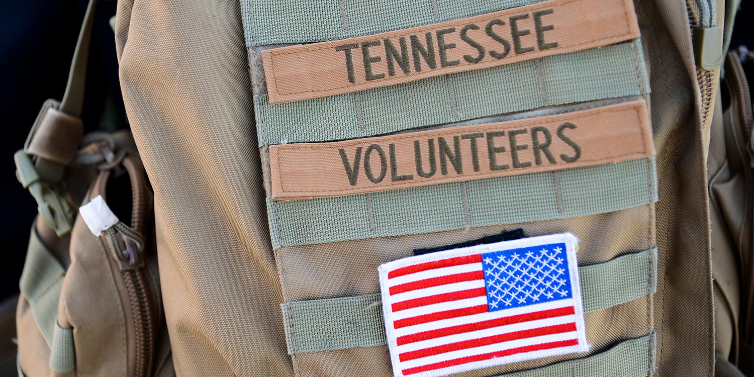 Rucksack with Tennessee Volunteers patch